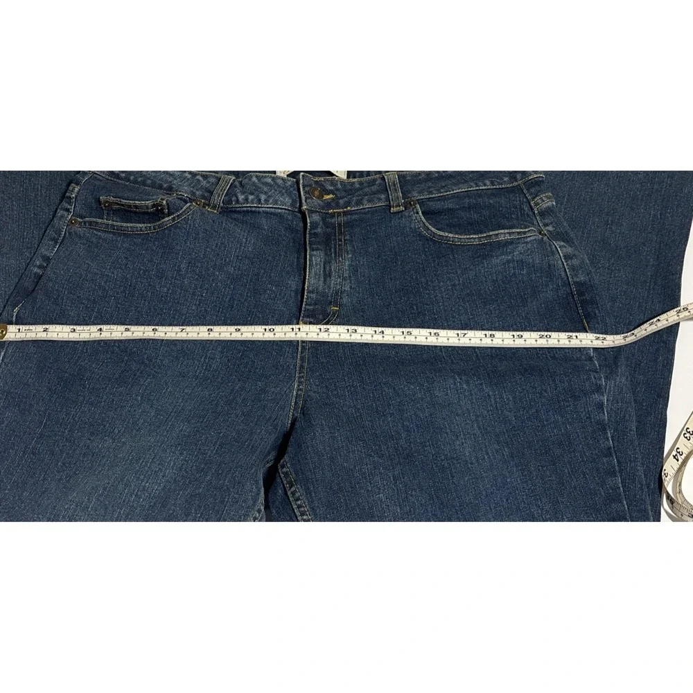Route 66 Original Women's Size 18A Stretch Dark Blue Denim Jeans‎ Mid Rise